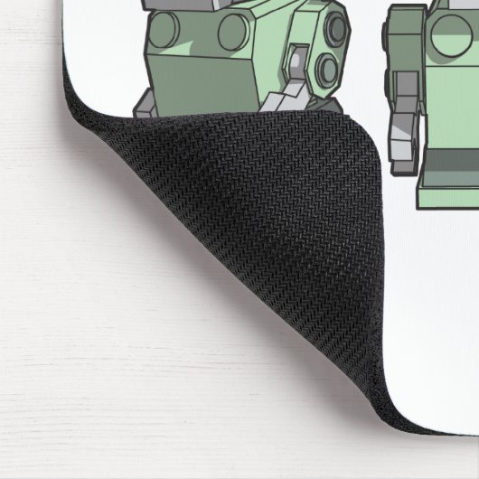 Robot Trio mousepad Muismat (Hoek)