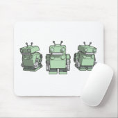 Robot Trio mousepad Muismat (Met muis)