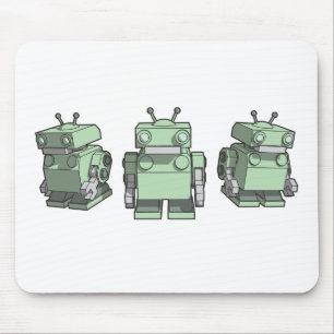 Robot Trio mousepad Muismat