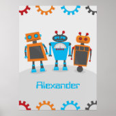 Robot Trio Poster (Voorkant)