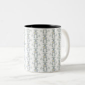 robot tweekleurige koffiemok (Voorkant rechts)