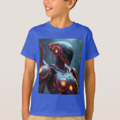 Robot uit de buitenruimte t-shirt (Voorkant)
