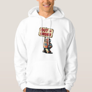 Robot uit de jaren 50 hoodie