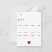 Robot Valentijn - Scooter Notitiekaartje (Achterkant)