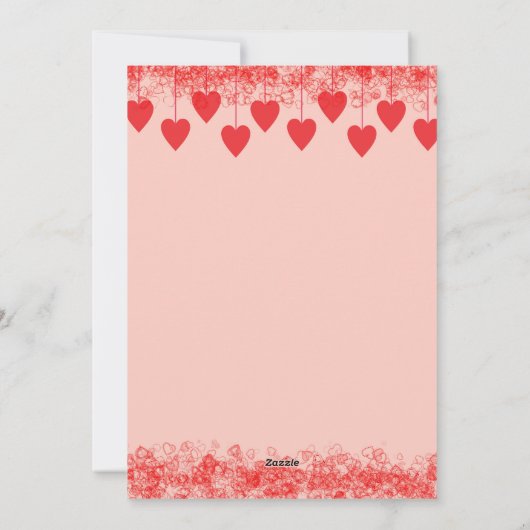 Robot Valentijnsdag Foto Klaslokaal Kerstkaart (Achterkant)