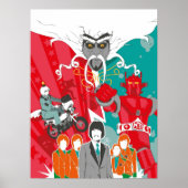 Robot van de sterren poster (Voorkant)