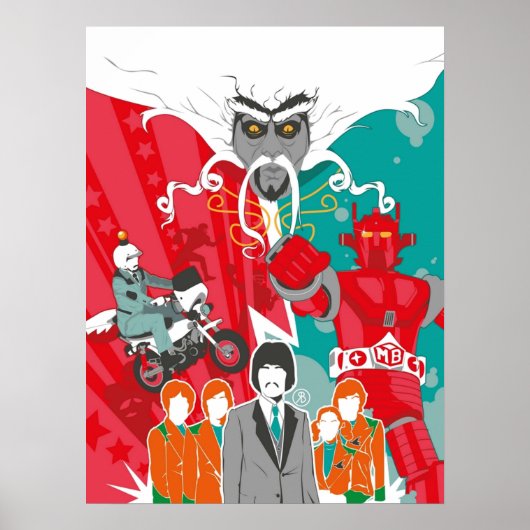 Robot van de sterren poster (Voorkant)