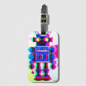 Robot Verdachte Nummer 4 Bagagelabel (Voorkant (verticaal))