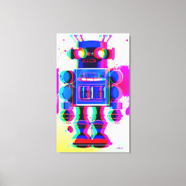 Robot Verdachte Nummer 4 Canvas Afdruk