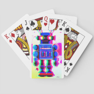 Robot Verdachte Nummer 4 Pokerkaarten