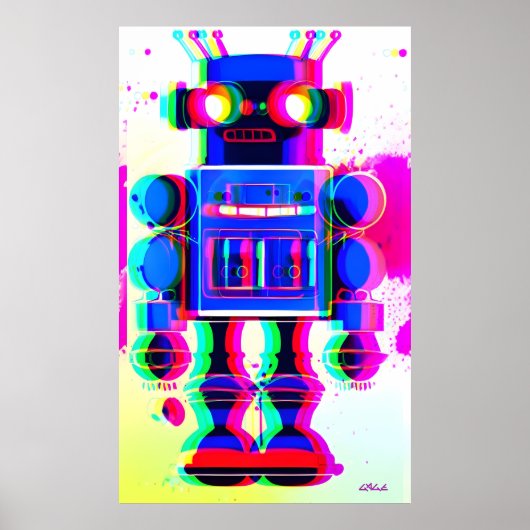 Robot Verdachte Nummer 4 Poster (Voorkant)