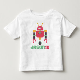 Robot Verjaardag Kinder Shirts