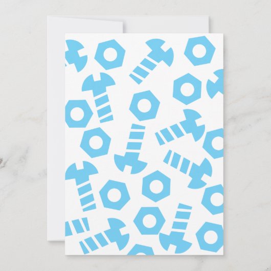 Robot Verjaardag Uitnodiging robots (Achterkant)