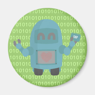 Robot verliest computerchips magneet