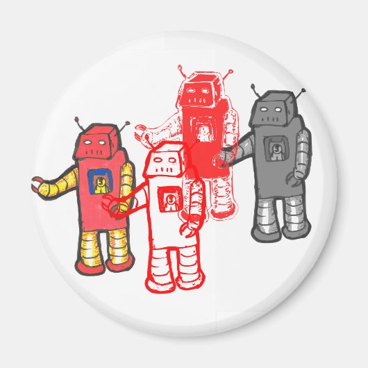 Robot vier magneet (Voorkant)