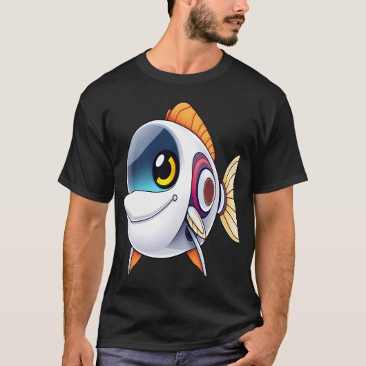 Robot Vis T-shirt (Voorkant)