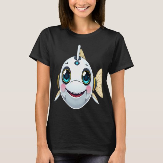 Robot Vis T-shirt (Voorkant)