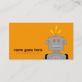 robot visitekaartje