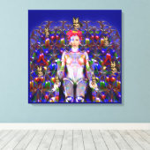 Robot Vlinder Canvas Afdruk (Insitu (Houten vloer))