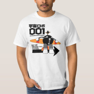 Robot voor de ruimtevaart 001 t-shirt
