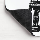 robot voor zwart en wit muismat (Hoek)