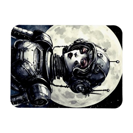 Robot Vrouw IV Magneet (Horizontaal)