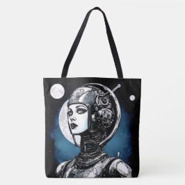 Robot Vrouw VI Tote Bag