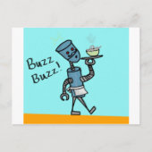 Robot Waiter Briefkaart (Voorkant)