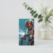 ROBOT WASH customer loyalty punch card (Staand voorkant)