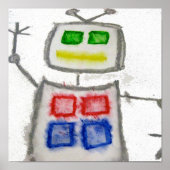 Robot Wave Poster (Voorkant)