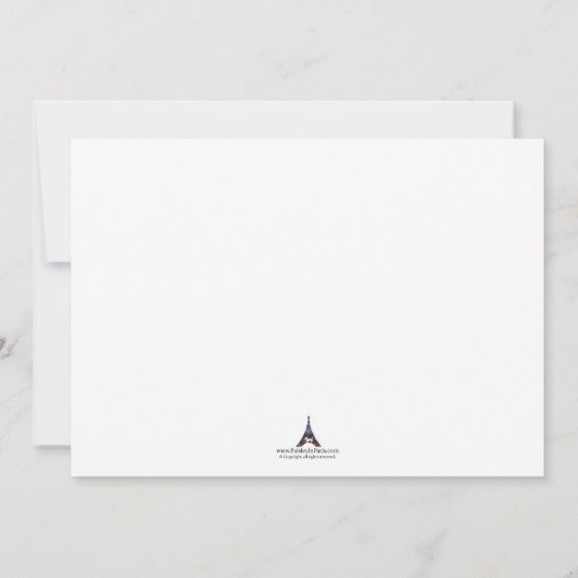 Robot Wedding Invitation Kaart (Achterkant)