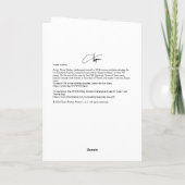 Robot Wenskaart Kaart (Achterkant)