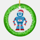 Robot Wreath Keramisch Ornament (Achterkant)