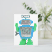 RoBoT X-16 Briefkaart (Staand voorkant)