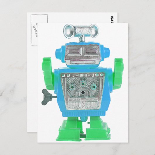 RoBoT X-16 Briefkaart (Voorkant / Achterkant)