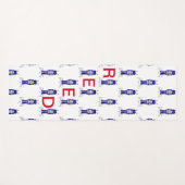 "Robot" Yoga Mat (Voorkant (horizontaal))