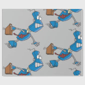 Robot Zakelijke Uitvoerder Cadeaupapier (Vlak)