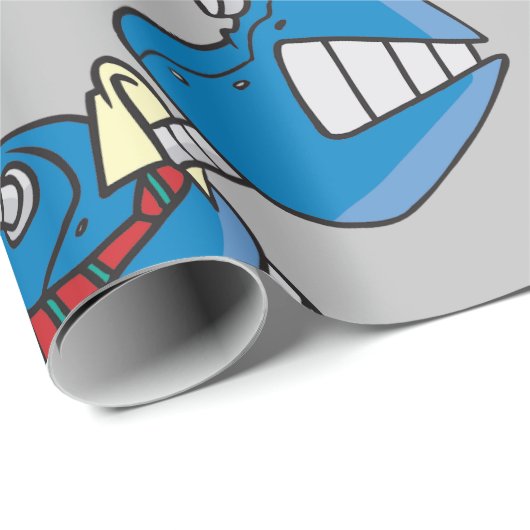 Robot Zakelijke Uitvoerder Cadeaupapier (Rol Hoek)