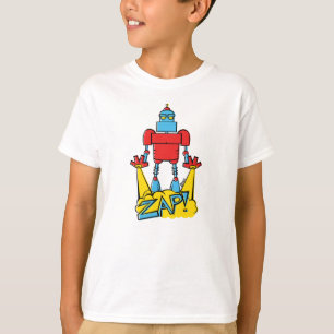 Robot Zapping Illustratie T-shirt