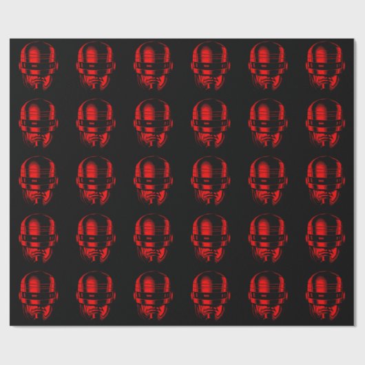 Robotagenthelm Cadeaupapier (Vlak)