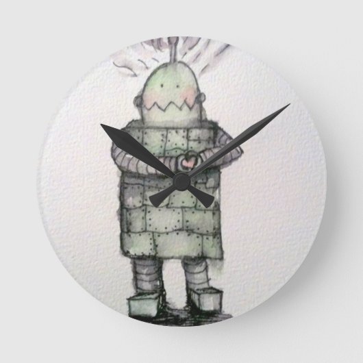 Robotaliefde Ronde Klok (Voorkant)