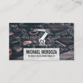 robotarm | binaire code | CPU-printplaat Visitekaartje (Voorkant)