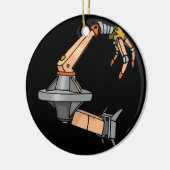 robotarm keramisch ornament (Links)