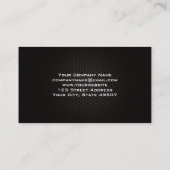 robotarm | koolstofvezelpatroon visitekaartje (Achterkant)