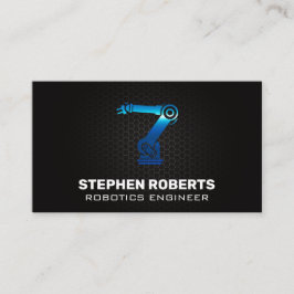 robotarm | koolstofvezelpatroon visitekaartje