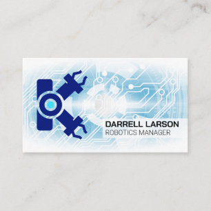 robotarm   Technologie-achtergrond Visitekaartje