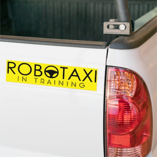 ROBOTAXI in de Bumpersticker Opleiding (Op Truck)