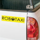 Robotaxis Bumpersticker "Yellow Cab Edition" (Op Truck)