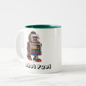 Robotbrandstof Tweekleurige Koffiemok (Voorkant links)
