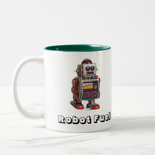 Robotbrandstof Tweekleurige Koffiemok (Links)